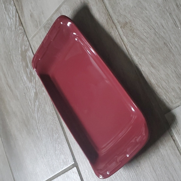 Longaberger Pottery Woven Traditions Appetizer Tray 12.5 x 6.5 - Picture 1 of 7